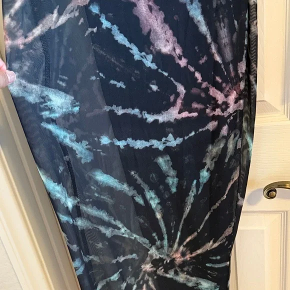 Elegant Multicolor Tie-Dye Dress - Picture 5 of 6